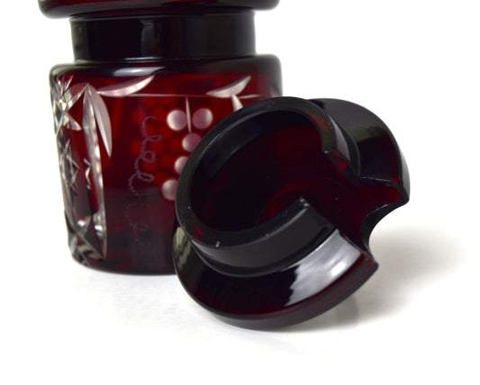 Bohemian Crimson Candy Dish