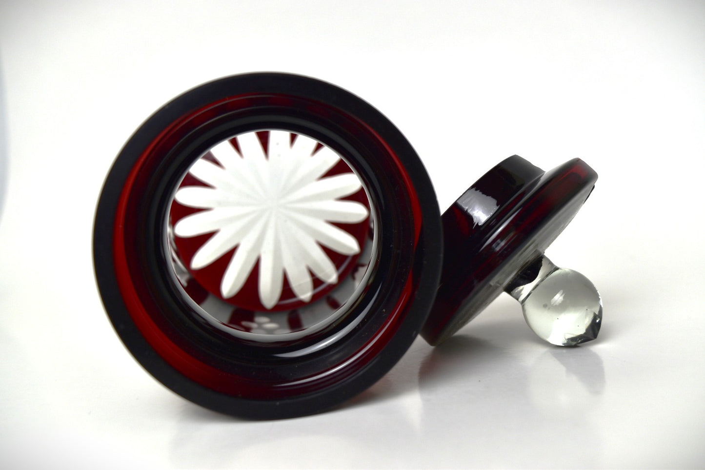 Bohemian Crimson Candy Dish