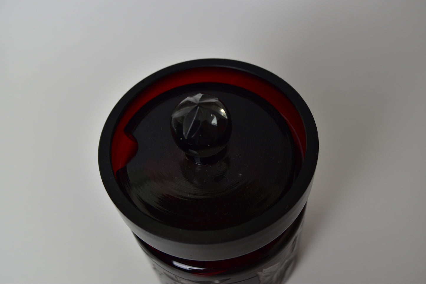 Bohemian Crimson Candy Dish