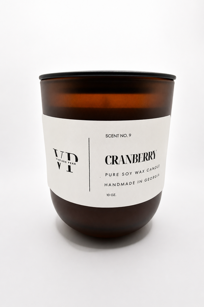 Cranberry Candle 10 oz.