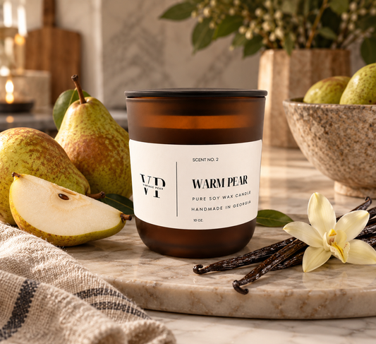 Warm Pear Candle 10 oz.