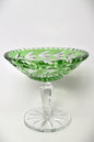 Crystal Green Candy Dish