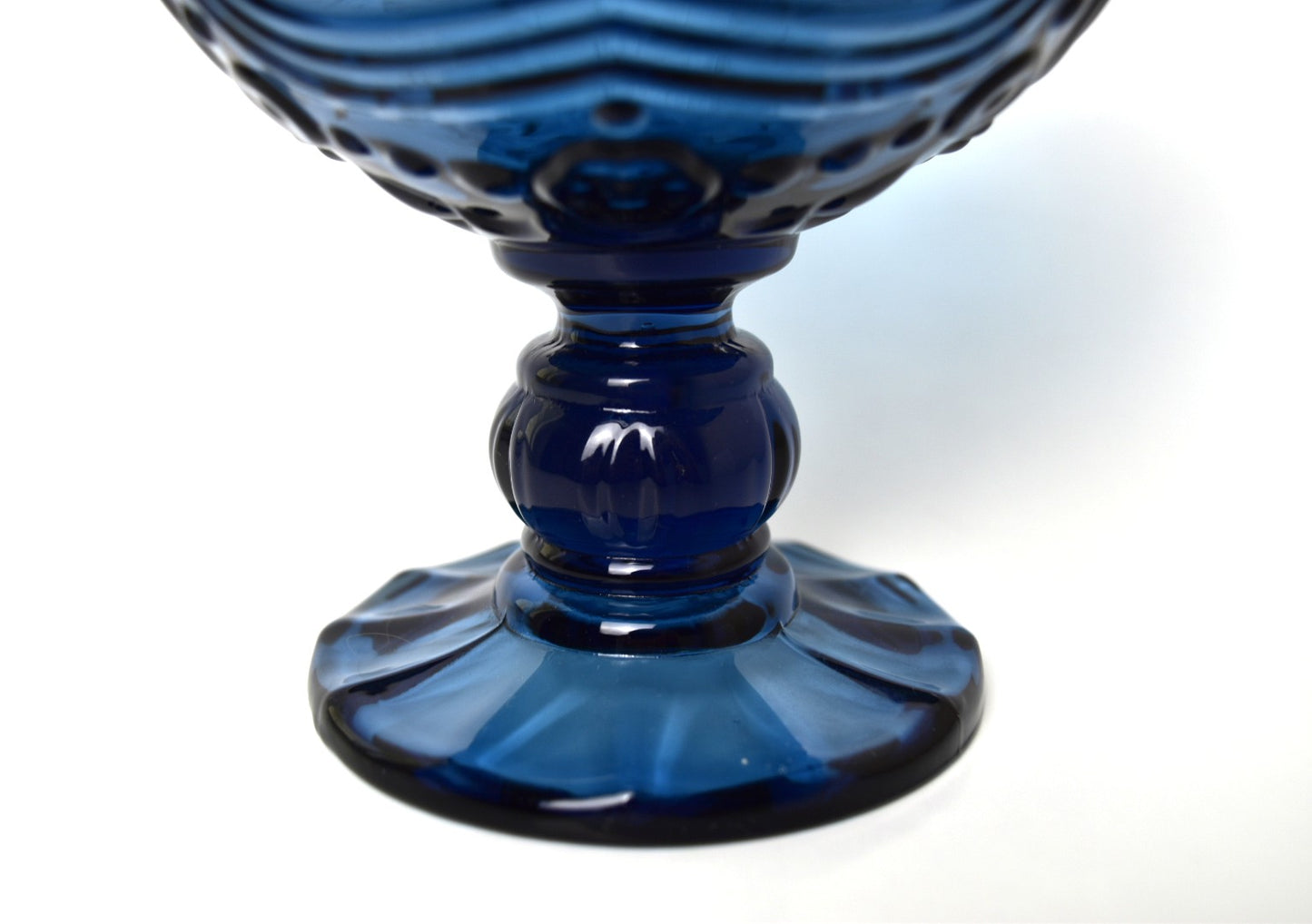 Blue Glass Candy Dish
