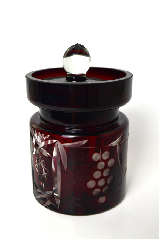 Bohemian Crimson Candy Dish