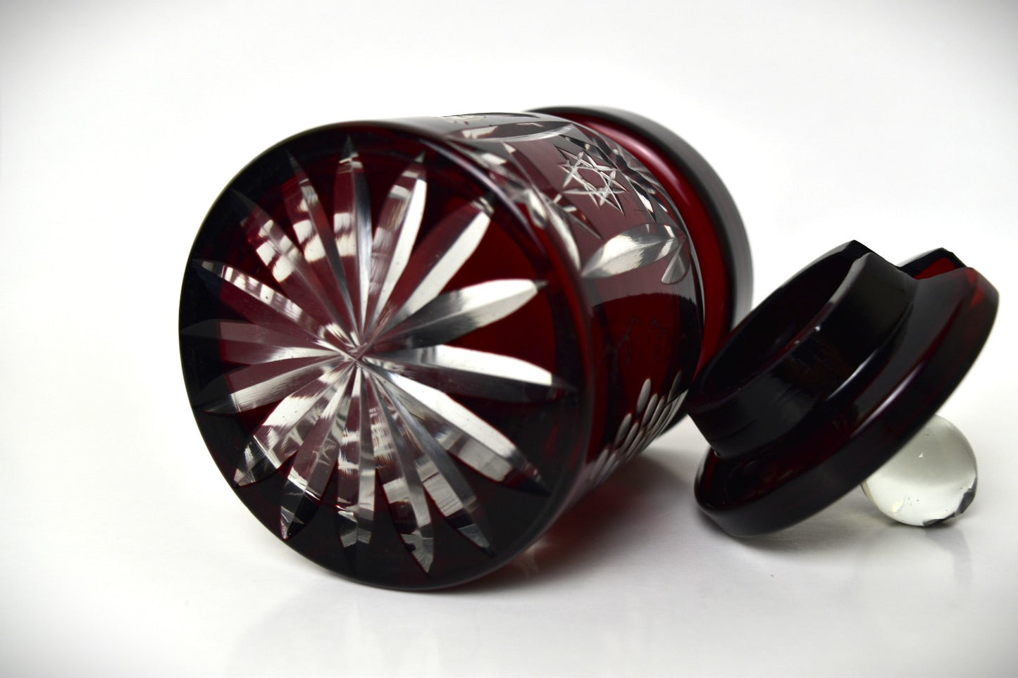 Bohemian Crimson Candy Dish